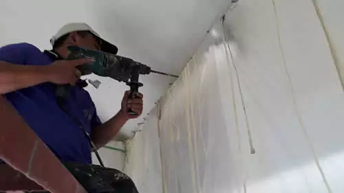 大樓交接縫漏水處理完成