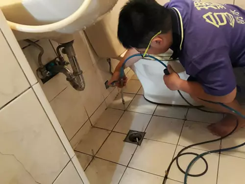 浴室免打除高壓灌注防水處理-屏東浴室防水工程