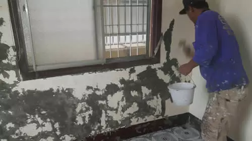 牆壁矽酸值正負水壓壁癌油漆處理-屏東防水工程