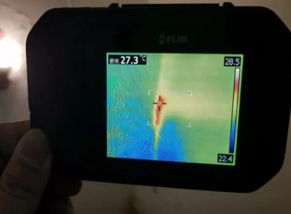 屏東抓漏工程-用FLIR熱像儀抓漏