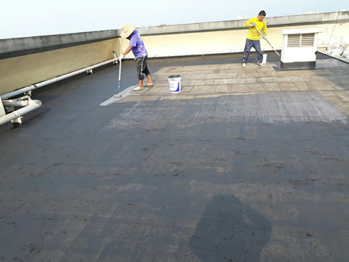 屏東防水處理-頂樓地板打除
